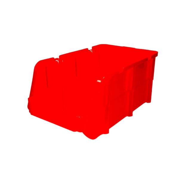 GAVR3 Gaveta plástica pico de pato color rojo 14" x 8" x 7" Surtek