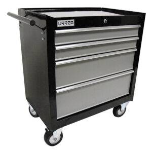 Gabinete móvil 4 gavetas color negro serie H 27" Urrea