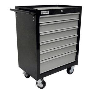 Gabinete móvil 6 gavetas color negro serie H 27" Urrea