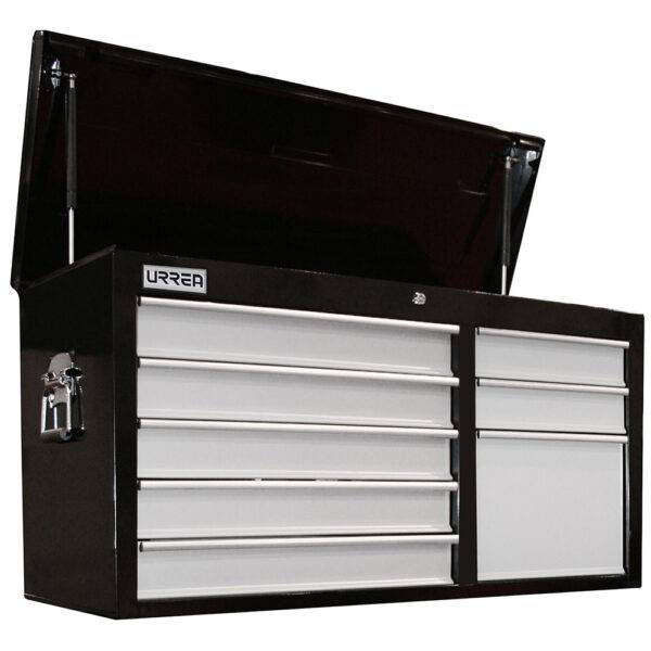 H41S8 Gabinete superior 8 gavetas color negro serie H 41" Urrea