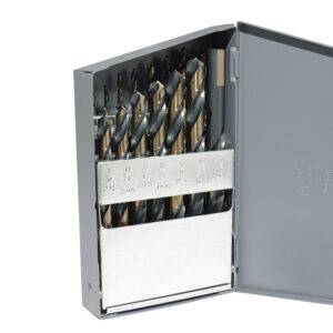 H5115 Juego de brocas premium de acero de alta velocidad zanco 3 planos, 15 piezas Urrea