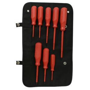 J9700V Juego de destornilladores rojos 1000 V combinados, 8 piezas Urrea