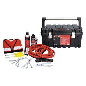 JAU16 Juego automotriz combinado para auxilio vial, 16 piezas con caja plástica CPU20 Urrea