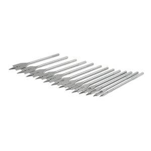 Juego de brocas para madera tipo manita plana zanco hexagonal, 13 piezas Surtek