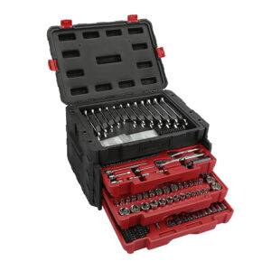 JCB01 Juego combinado de herramienta para mecánico 450 piezas, con caja plástica de 3 gavetas Urrea
