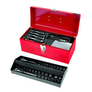 JCM02 Juego combinado de herramienta 130 piezas, con caja metálica Urrea