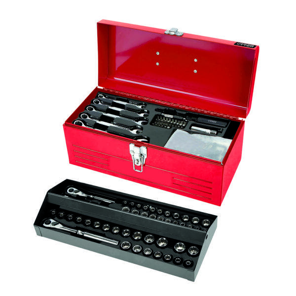 JCM02 Juego combinado de herramienta 130 piezas, con caja metálica Urrea