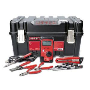 JEL11 Juego de herramienta para electrónico 11 piezas, con caja plástica Urrea