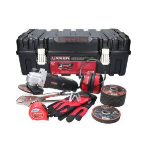JP27 Juego de mini esmeriladora con accesorios 27 piezas, con caja plástica Urrea