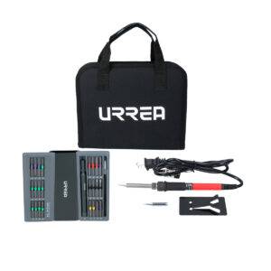 JRE2 Juego combinado de herramienta para reparación eléctrica, 28 pz en estuche multiusos Urrea