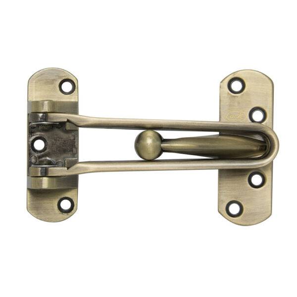 L044LAB Pasador de seguridad para puerta abatible acabado latón antiguo Lock