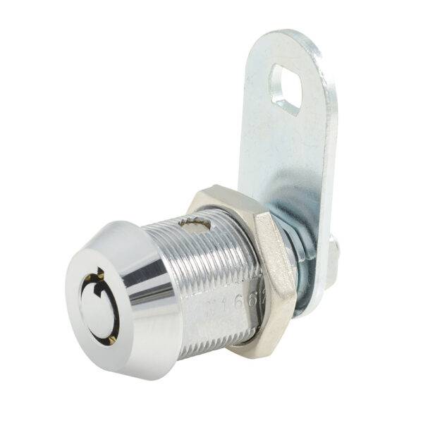 L050TPCBB Cerradura tubular, cromo brillante, llave estándar, blíster Lock