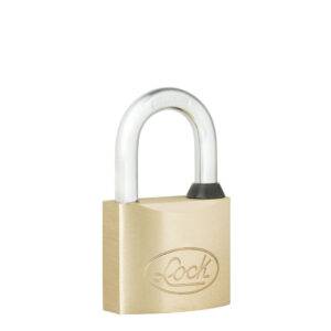 Candado de latón corto 60 mm, llave de puntos Lock