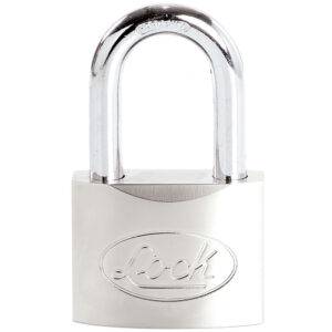 Candado de acero largo 50 mm, llave de disco Lock