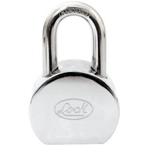 Candado de acero redondo corto 65 mm, llave estándar Lock