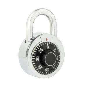 L26S50NGB Candado de combinación de disco, negro, 50 mm Lock