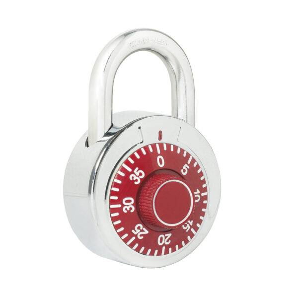 L26S50RJB Candado de combinación de disco, rojo, 50 mm Lock