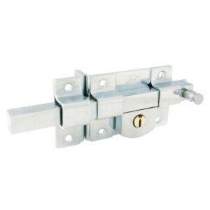 L560ICBB Cerradura de barra fija función izquierda, cromo brillante, llave estándar, blíster Lock