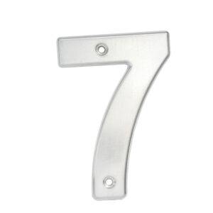 L607C Número 7 bold 4" níquel satinado Lock