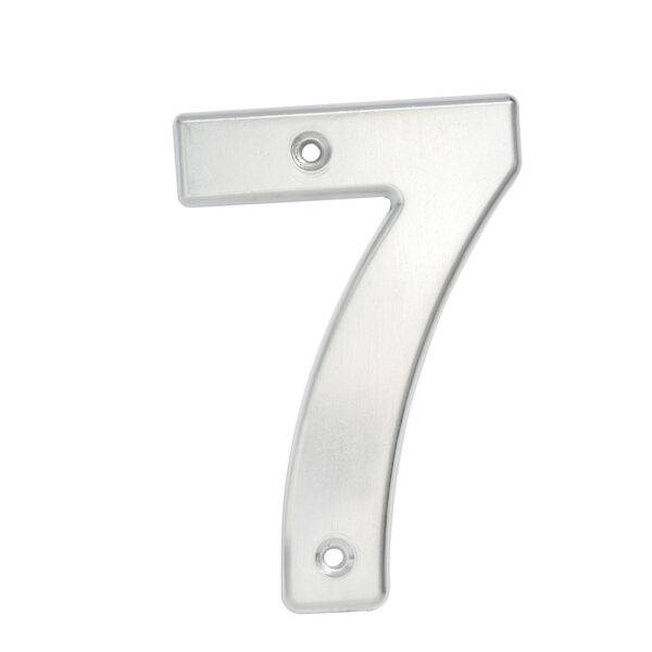 Número 7 bold 4" níquel satinado Lock