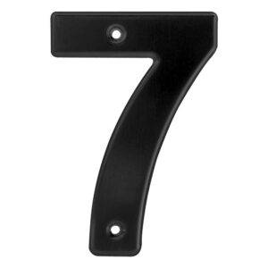 L67N Número 7 bold 4" negro Lock