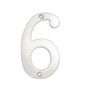 L6806CS Número 6 slim 4" níquel satinado Lock