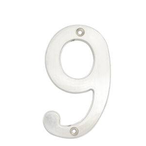 L6809CS Número 9 slim 4" níquel satinado Lock