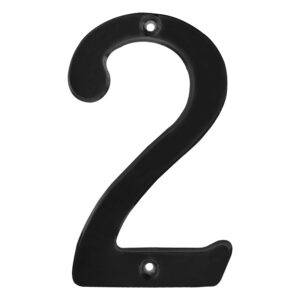 L682N Número 2 slim 4" negro Lock
