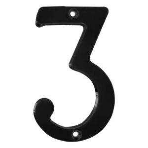 L683N Número 3 slim 4" negro Lock