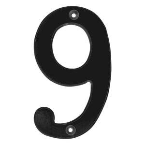 L689N Número 9 slim 4" negro Lock