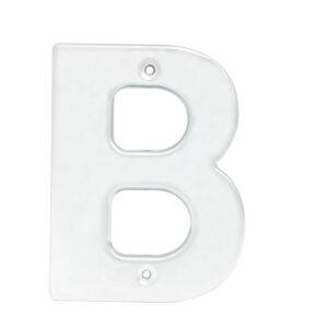 L70BC Letra B bold 4" cromo satinado Lock