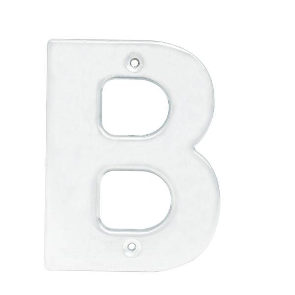 L70BC Letra B bold 4" cromo satinado Lock