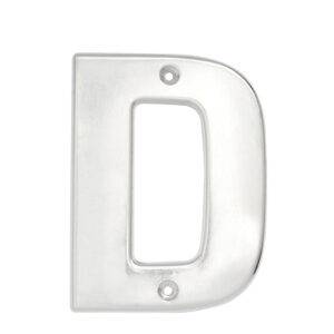L70DC Letra D bold 4" cromo satinado Lock