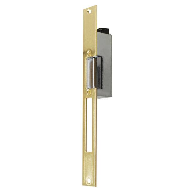 L77LB Contra eléctrica, latón brillante, en caja Lock