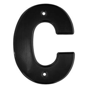 L7CN Letra C bold 4" negro Lock