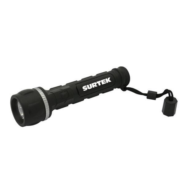 LA32AA Linterna de LED anti-impacto a baterías 2 pilas "AA" de 12 l Surtek