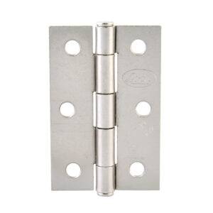LBA35NI Bisagra alargada perno remachado de acero níquel satinado 3.5" x 2.52" Lock