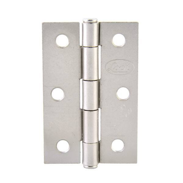 Bisagra alargada perno remachado de acero níquel satinado 4" X 2.87" Lock