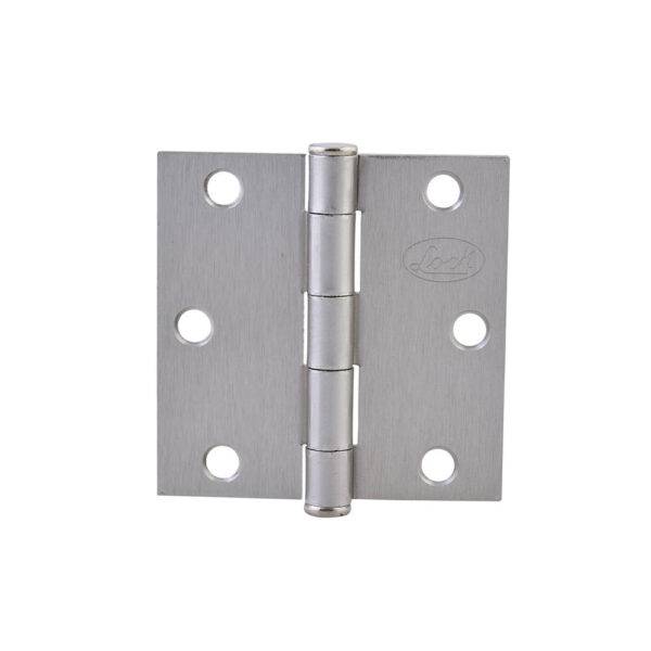Bisagra cuadrada perno suelto de acero níquel satinado 3" x 3" Lock