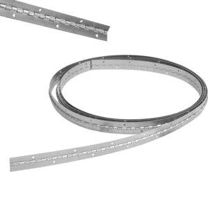 LBP13H Bisagra piano barrenadas 1" x 3.5 m, natural, en caja Lock