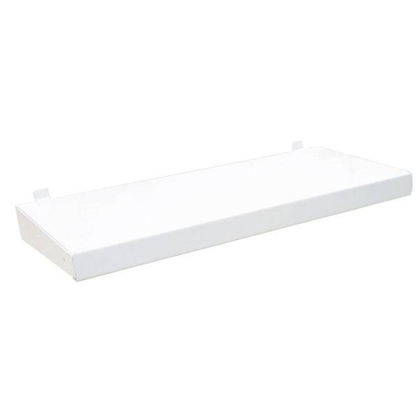 Charola multiusos tipo repisa blanca 55 x 28 x 4 cm Surtek