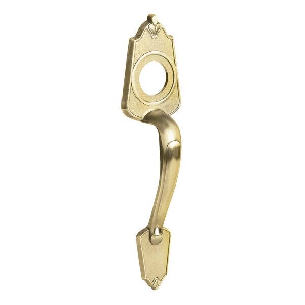 LJ77LB Jaladera para cerradura de sobreponer, latón brillante, en caja Lock