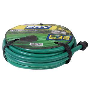 M12L10P Manguera para jardín lisa con conector plástico 2 capas 1/2", 10 m Foy