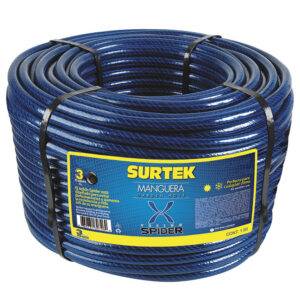 M34S100 Manguera para jardín tejido spider en rollo 3/4", 100 m Surtek