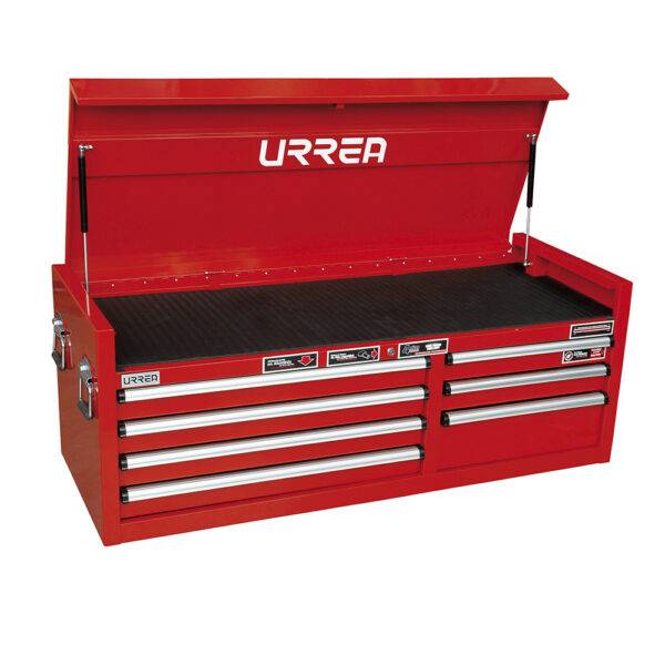 M56S7 Gabinete superior 7 gavetas color rojo serie M 56" Urrea