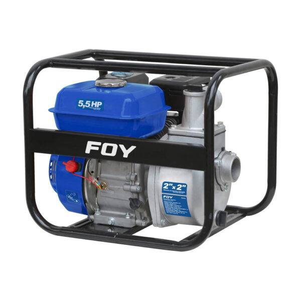 MG322 Motobomba a gasolina con diámetro de succión y descarga de 2 x 2", 5.5 HP Foy