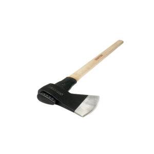 Hacha de labor media con cabeza forjada en acero con mango de madera 36", 3 lb Surtek