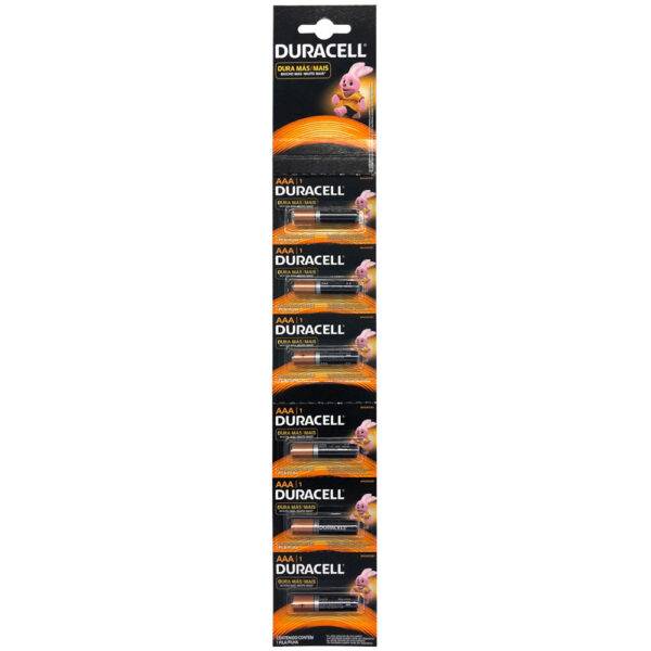 MN2400B1 Tira de pilas alcalinas Duracell® "AAA", 6 piezas Surtek