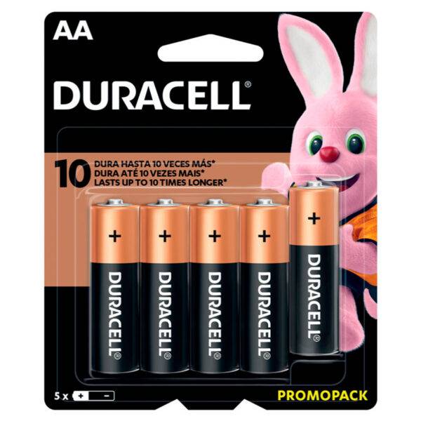 MN2400X5 Pila alcalina Duracell® "AAA", 5 piezas Surtek