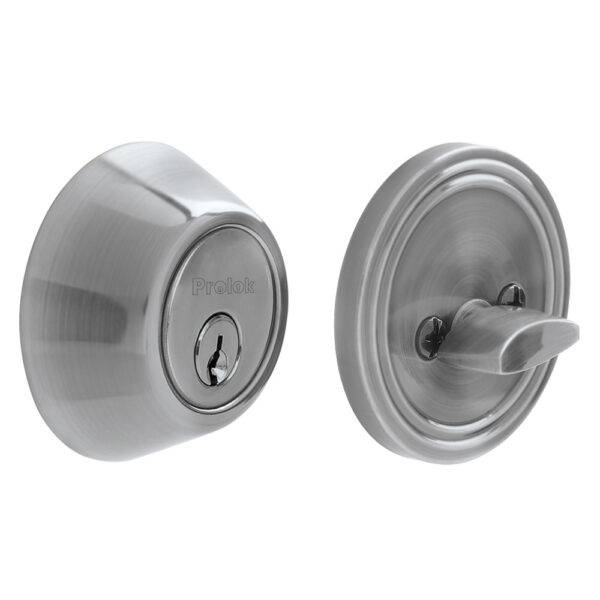 MY-660-US32D Cerrojo residencial función sencilla, acero inoxidable, llave estándar, en caja Prolok